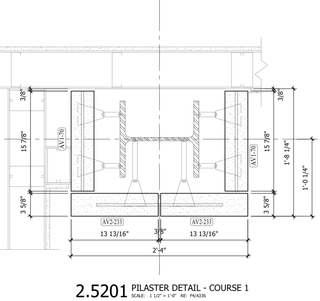 Connection Details for Pillaster Cladding 8 | Advanced Architectural Stone