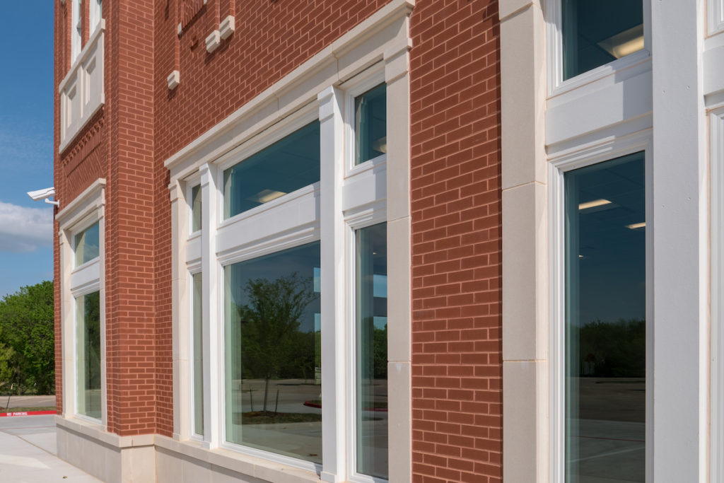 Parker Square – Door trim, window trim highlights storefront features ...